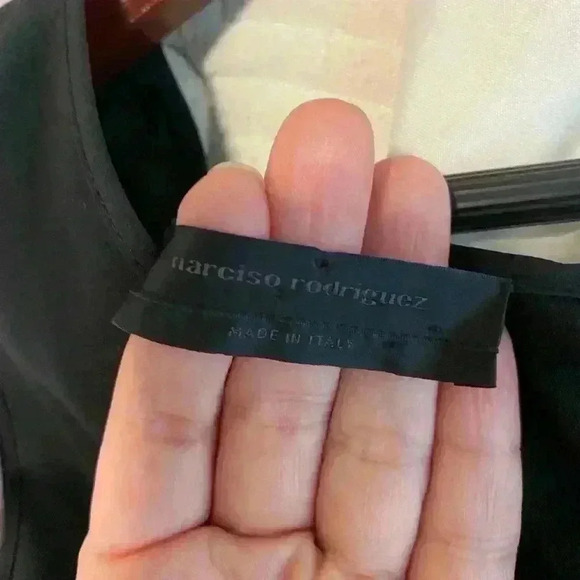 Narciso Rodriguez Elegant Black Dress designer size 4 vintage - Picture 12 of 16